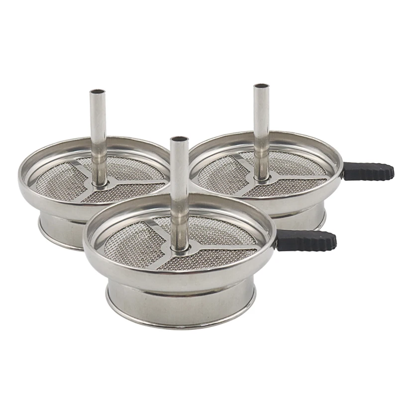 Sy металлический держатель для табачного угля с ручкой narguile sheesha