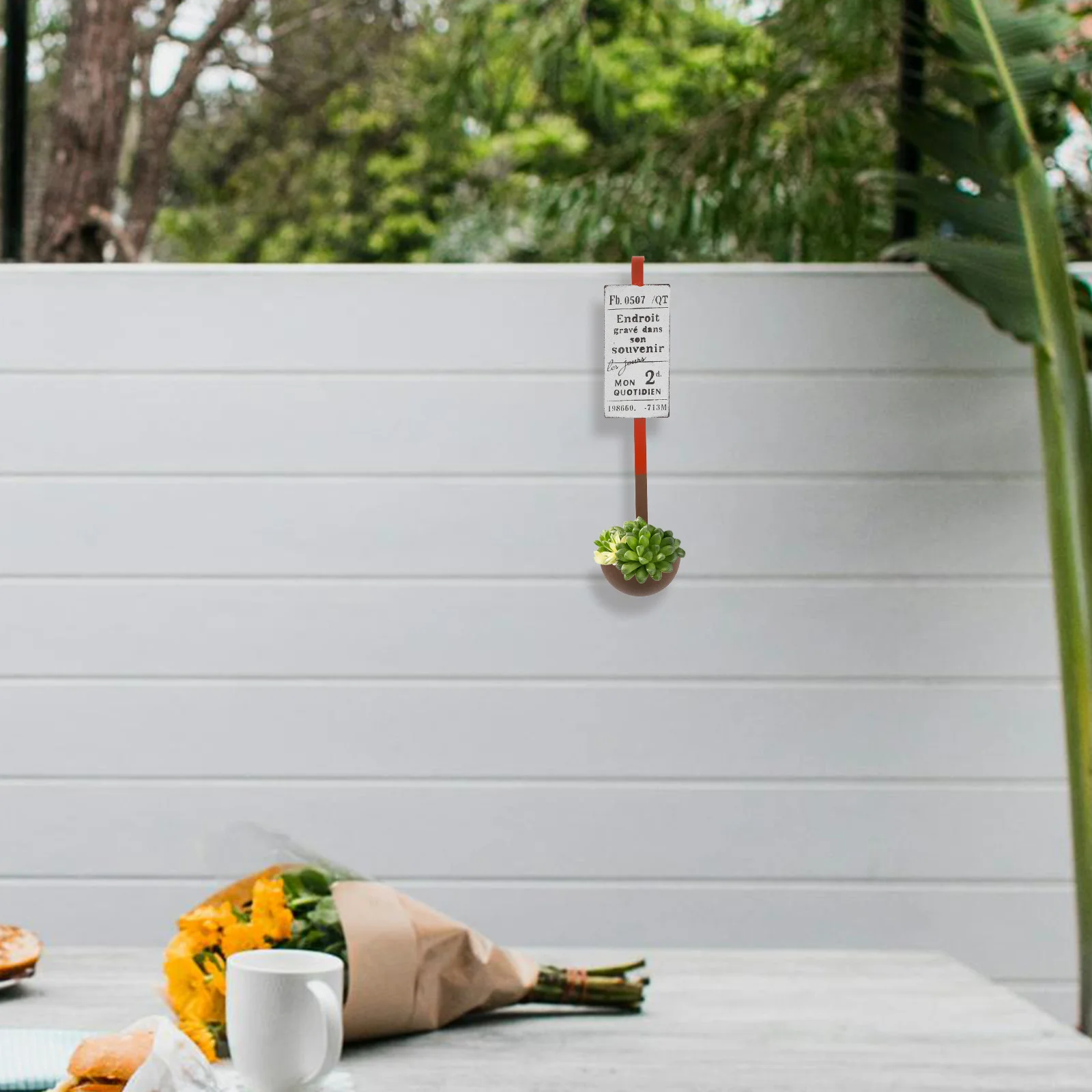 Железный подвесной цветочный горшок - Фотография_6