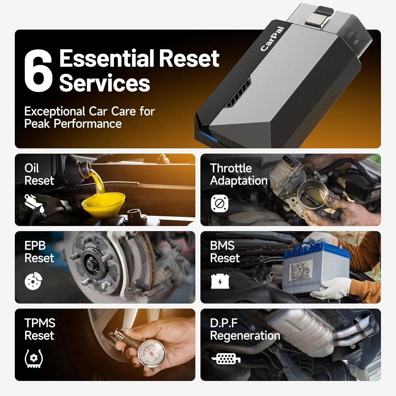 Topdon carpal obd2 сканер для автомобиля - Фотография_3