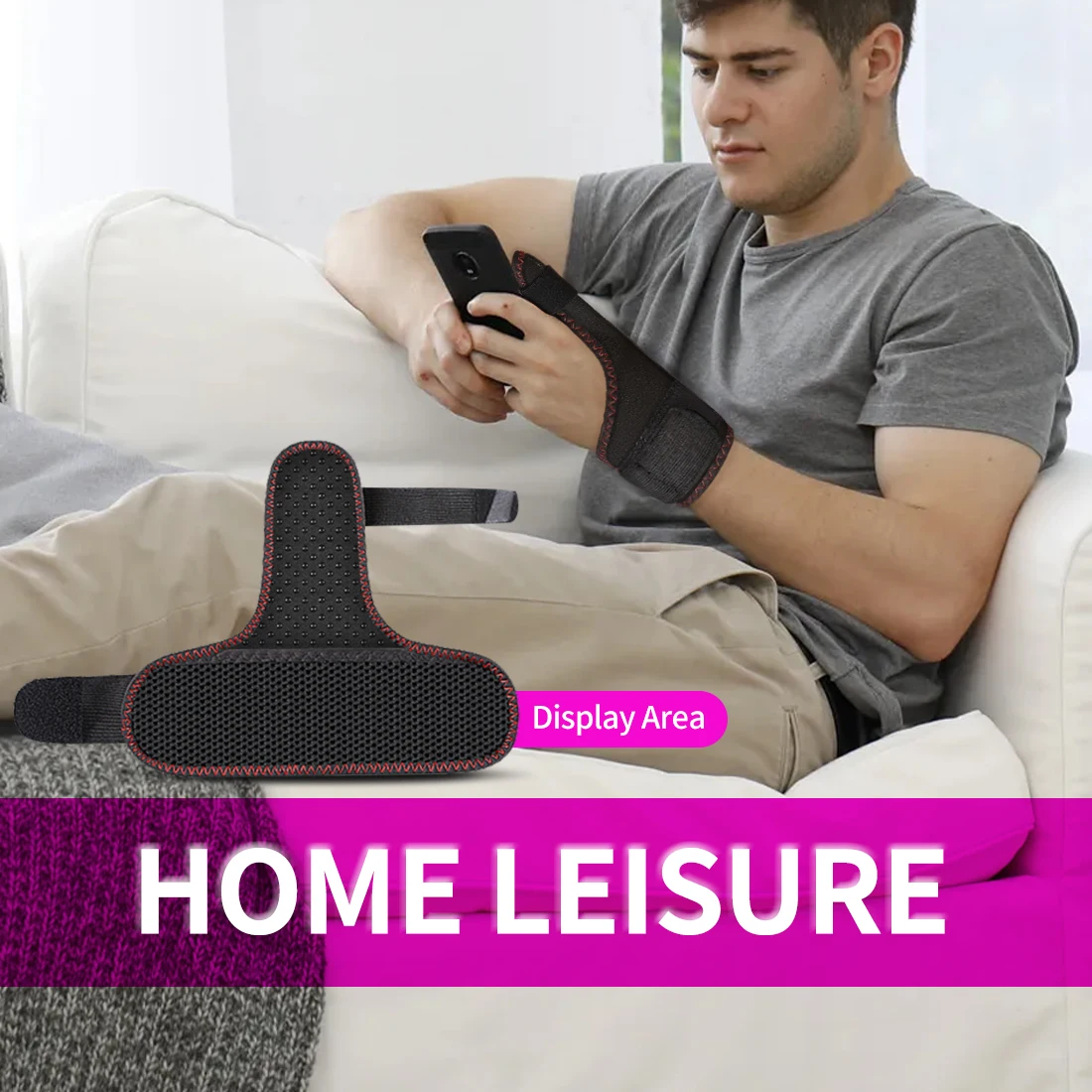 Электрическая вибрационная подушка для запястья с подогревом - Фотография_4