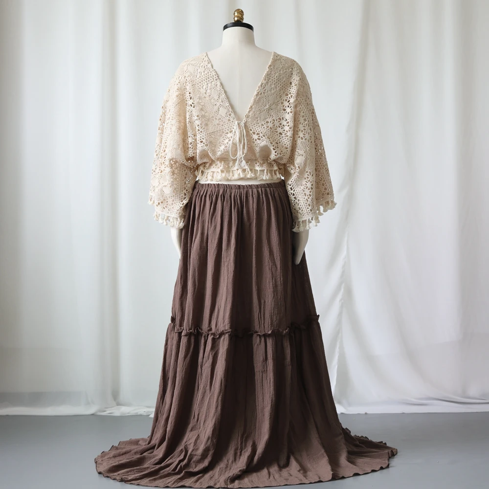 Платья для фотосессии для беременных в стиле бохо - Фотография_2