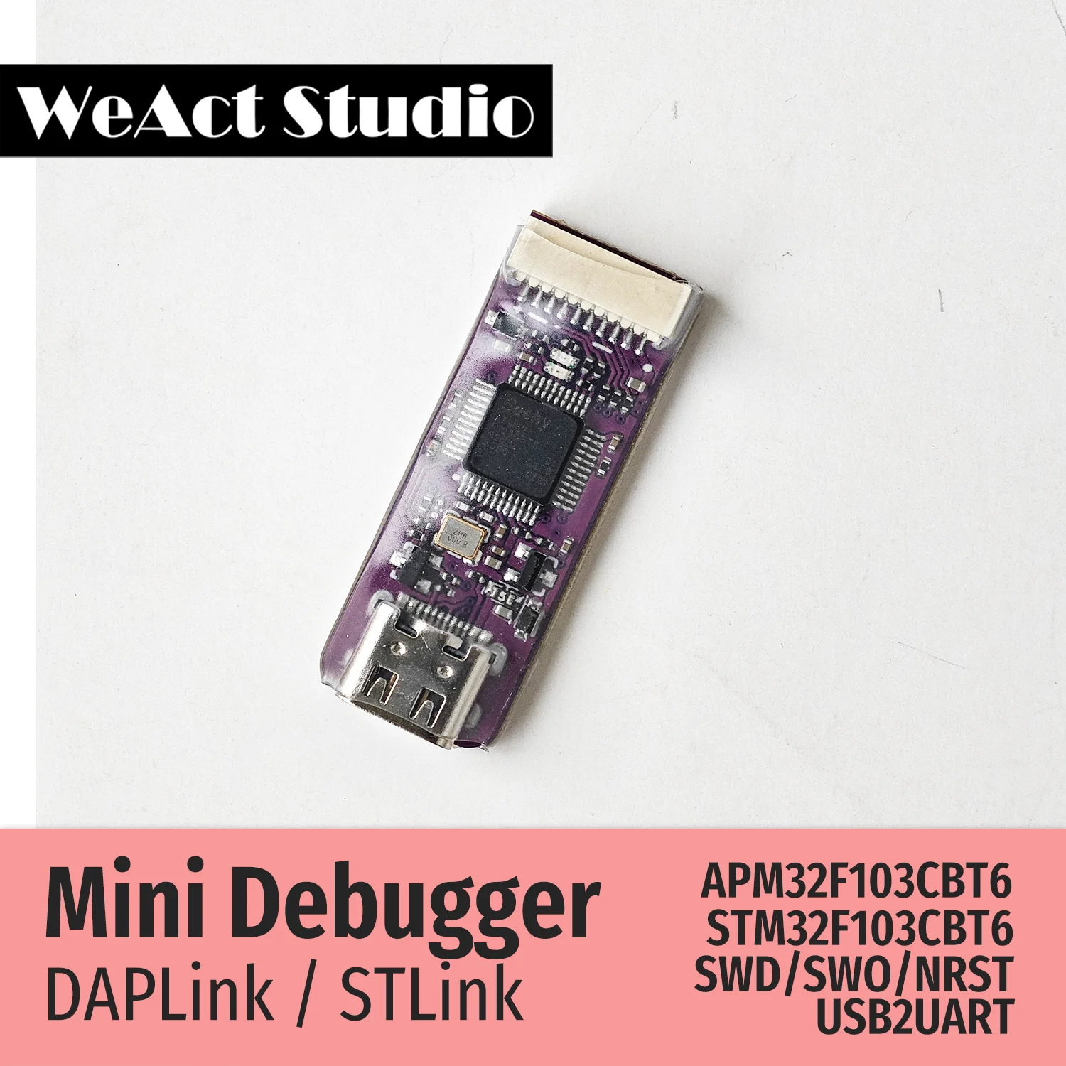 Мини-отладчик weact daplink stlink v2 - Фотография_3