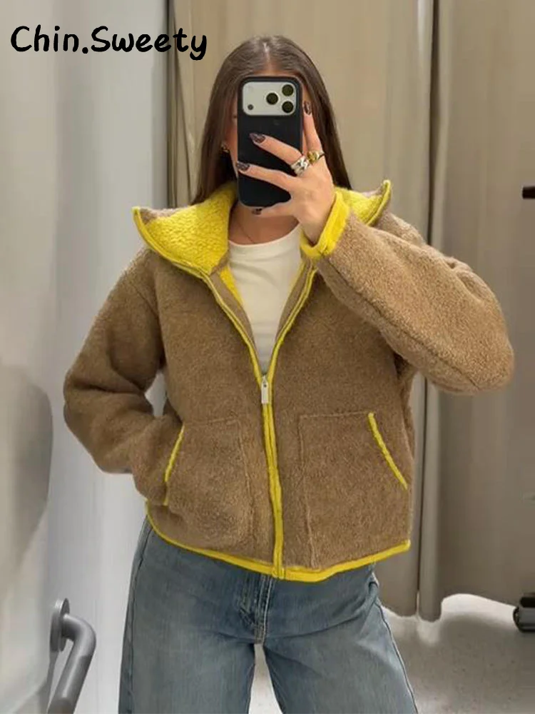 Повседневные женские вязаные пальто - Фотография_3