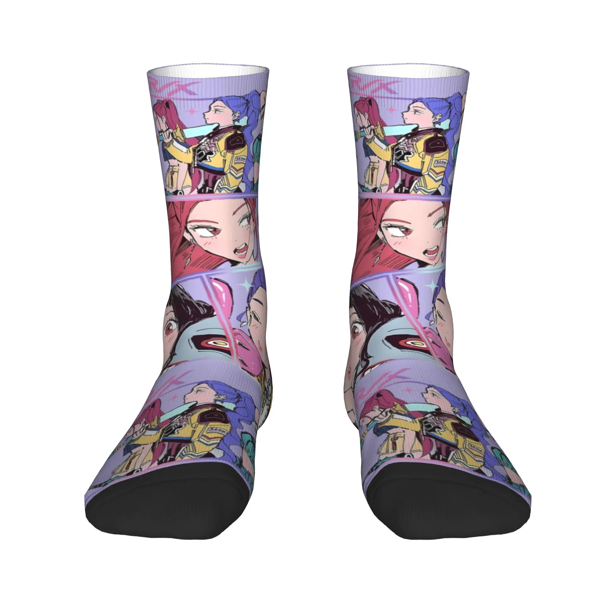 Носки huntrix girlgroup k-pop group demon hunters - Фотография_2