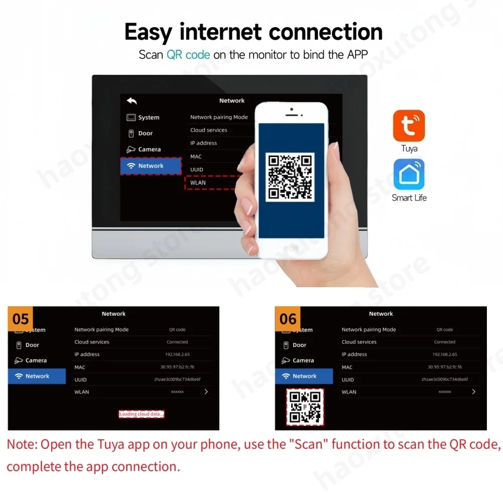 Комплекты ip-видеодомофона tuya - Фотография_6