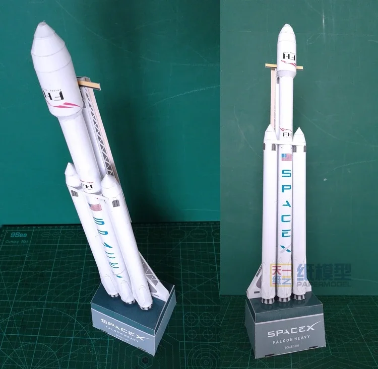 Тяжелая ракета spacex falcon 42 см - Фотография_5