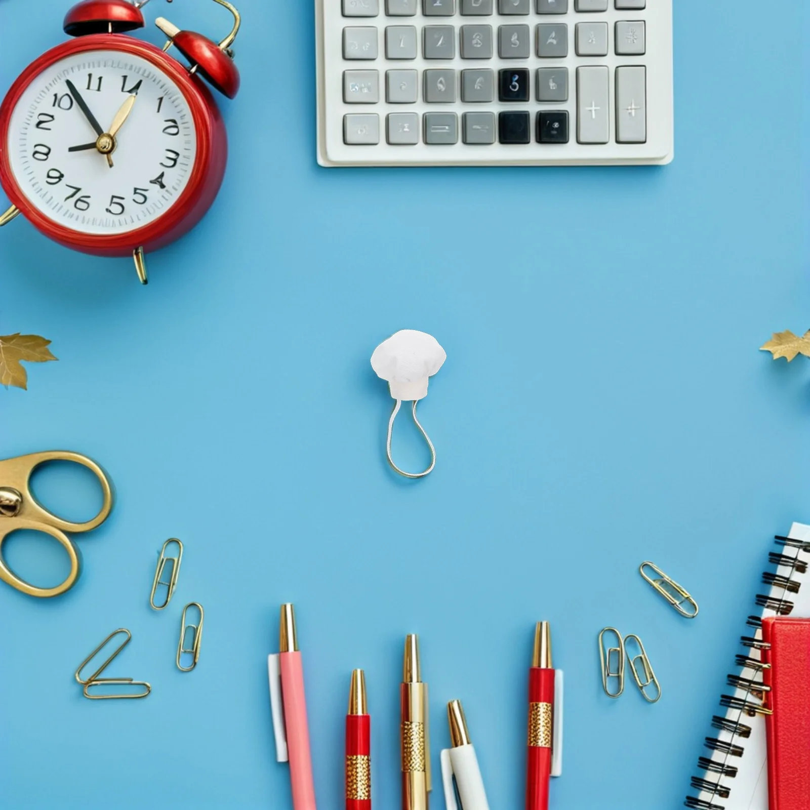 Шляпы из белой ткани для 10-15 см