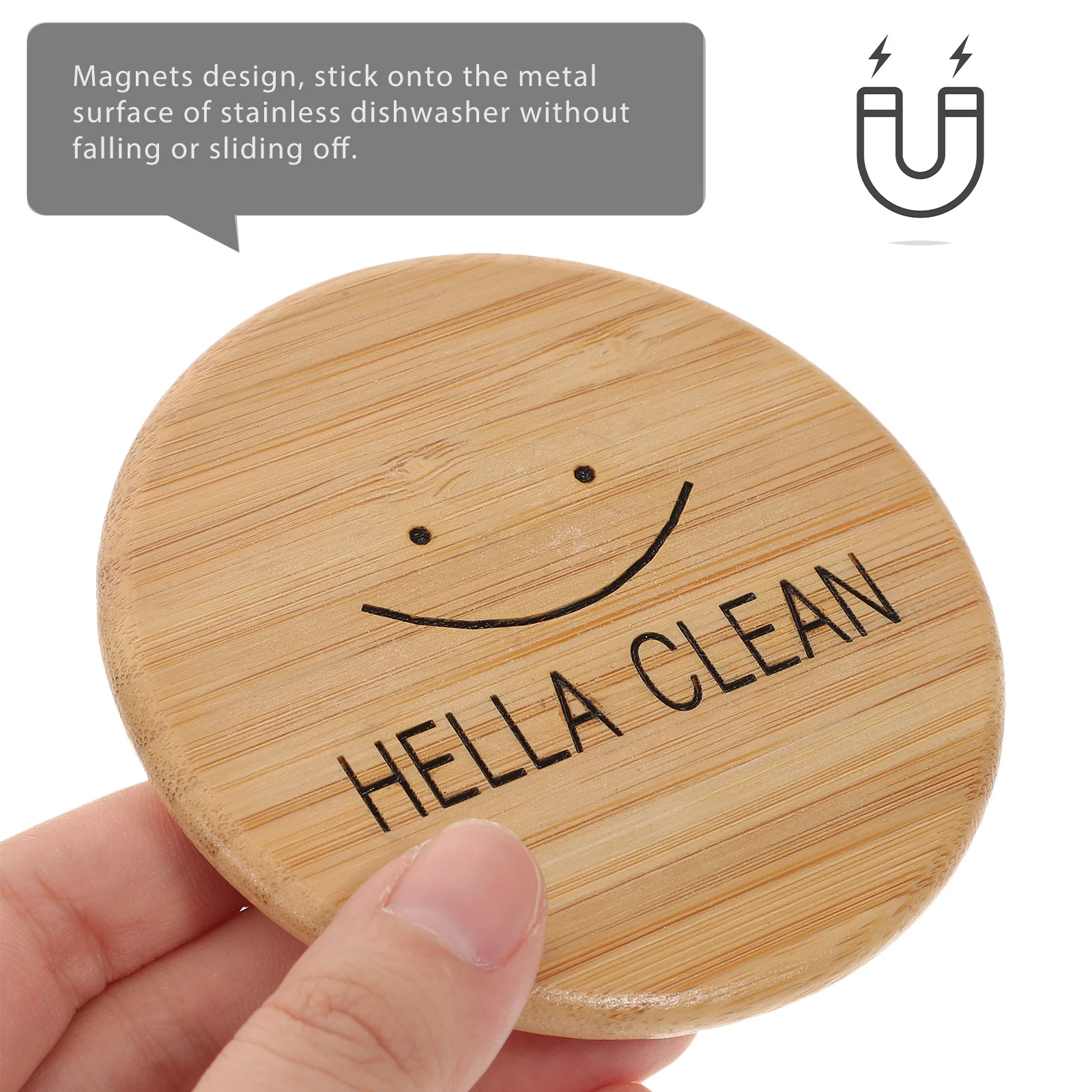 Чистый грязный магнит для посудомоечной машины - Фотография_3