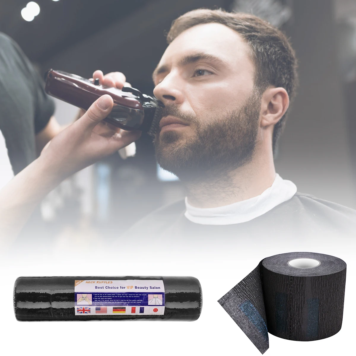 1-рулонная парикмахерская бумага для шеи - Фотография_6