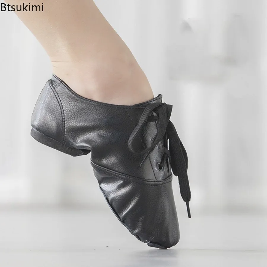 Танцевальная обувь из искусственной кожи для взрослых и детей 26–45 - Фотография_3