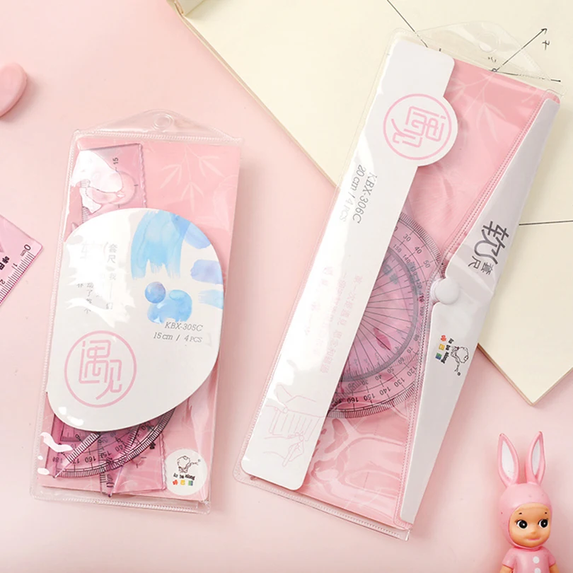 Мягкая линейка школьные принадлежности - Фотография_3