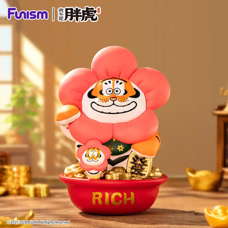 Funism alexander the fat tiger the rich flower series - Фотография_2