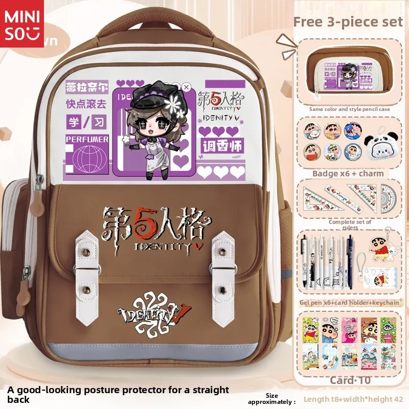 Miniso identity v рюкзак гейши |   охотница красная бабочка - Фотография_4