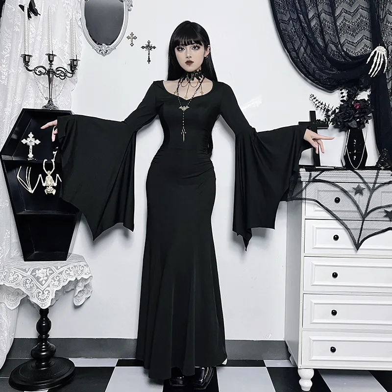 Halloween gothic vintage dress - Фотография_2