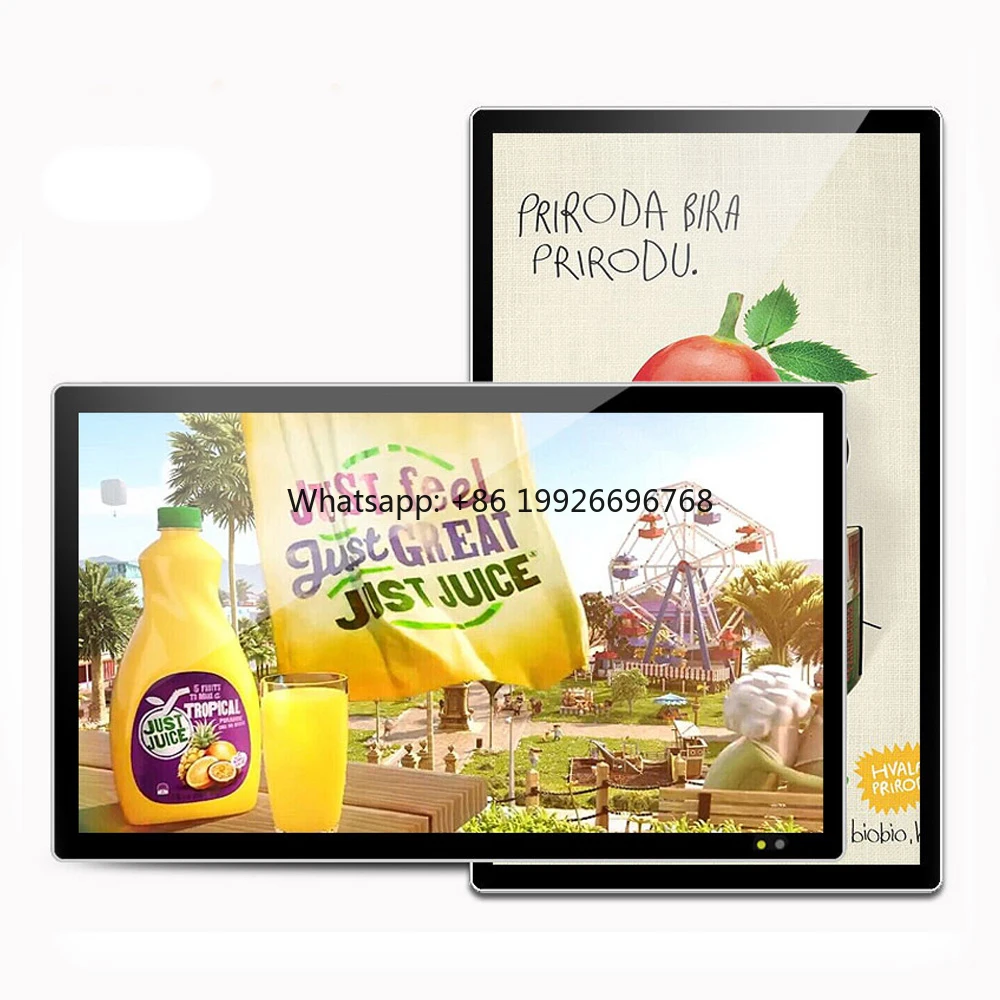 32-дюймовый 43-дюймовый жк-дисплей с рекламой android 11