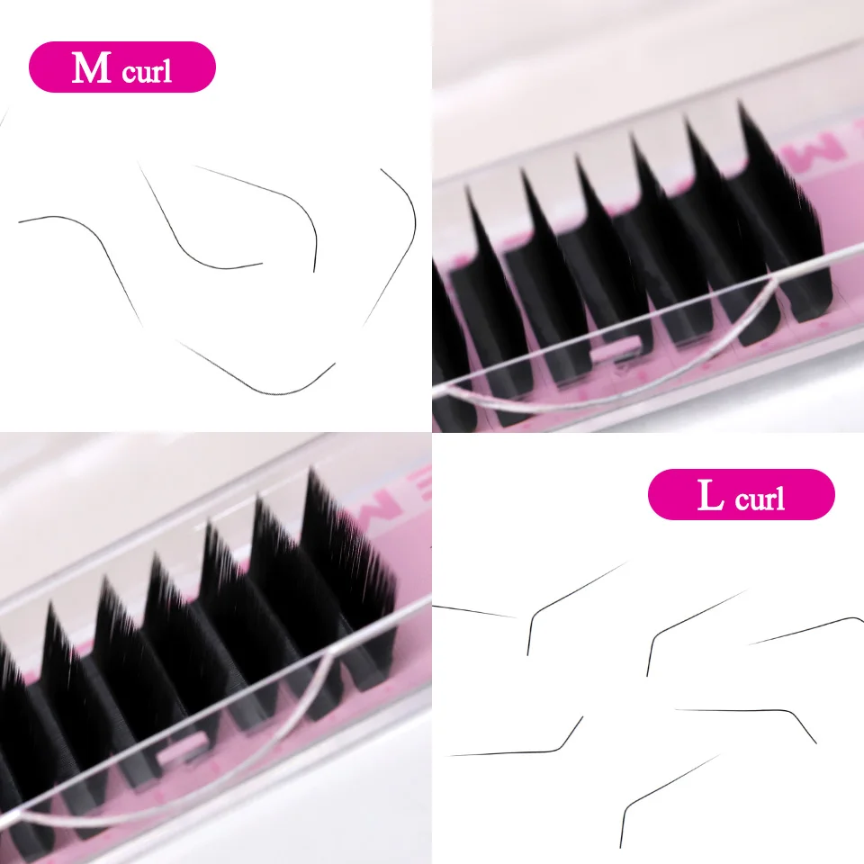 Aguud мягкие натуральные матовые черные накладные ресницы 0 - Фотография_3