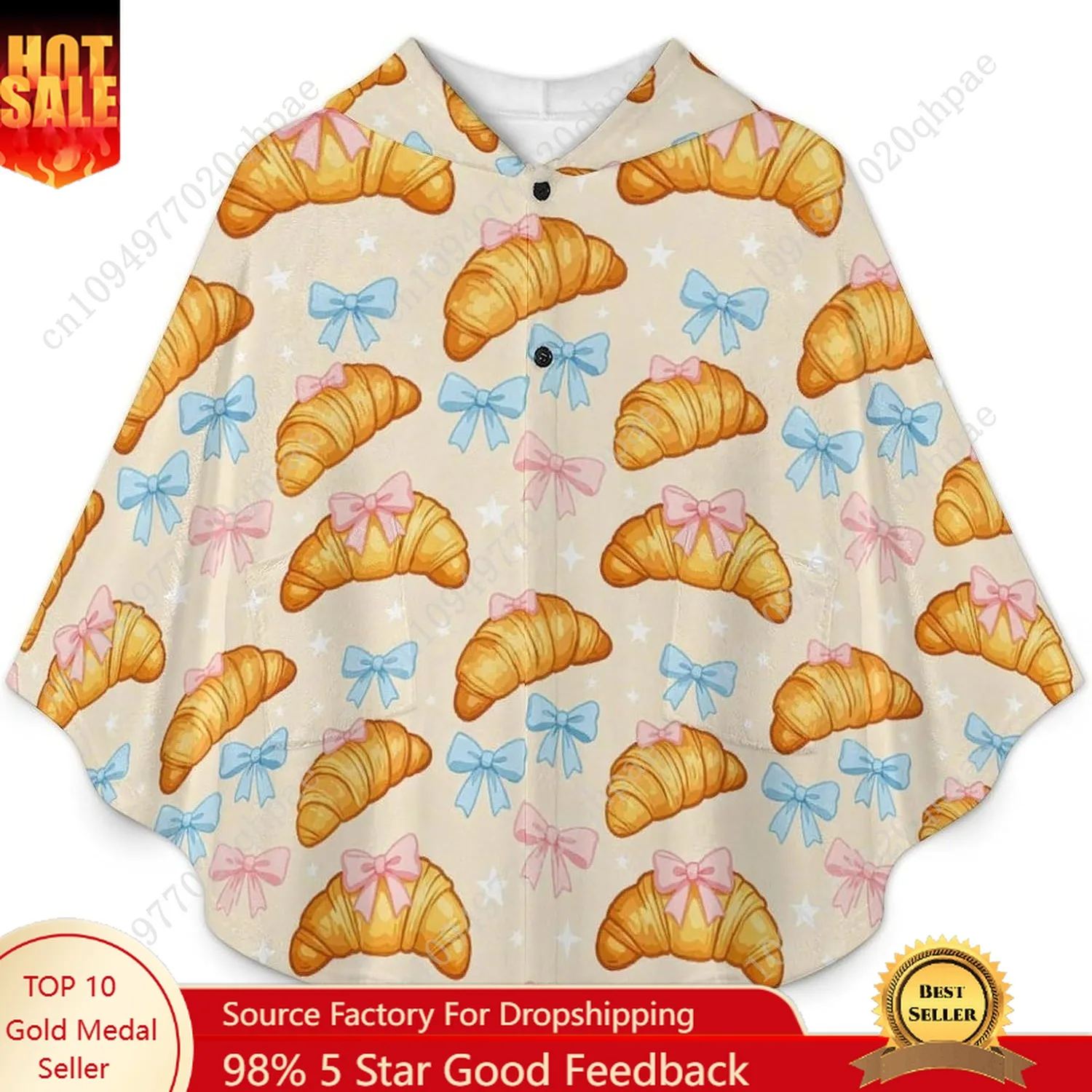 Уютный фланелевой свитер-одеяло