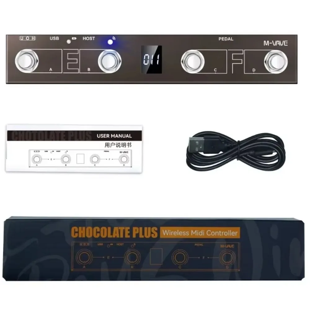Беспроводной midi-контроллер m-vave chocolate plus pro - Фотография_5