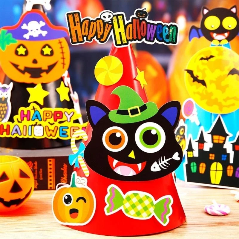 Y4qa детская diy paper hat hal - Фотография_2