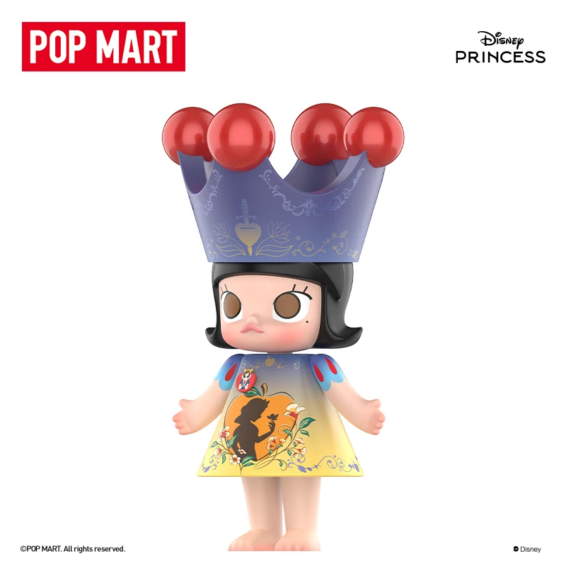 Подлинная popmart mega royal molly 400% белоснежка - Фотография_3