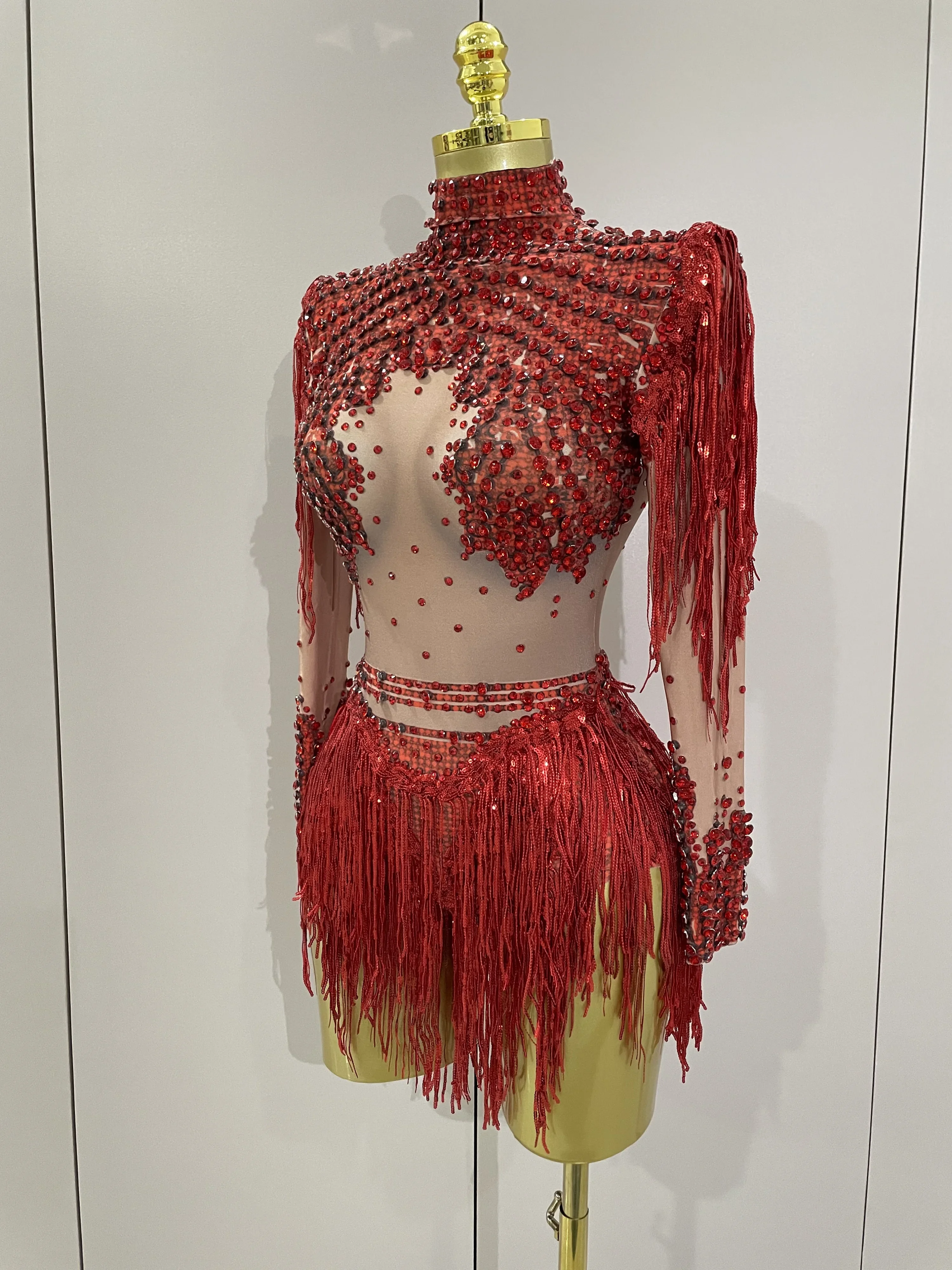 Женские блестящие стразы и блестки с кисточками - Фотография_2