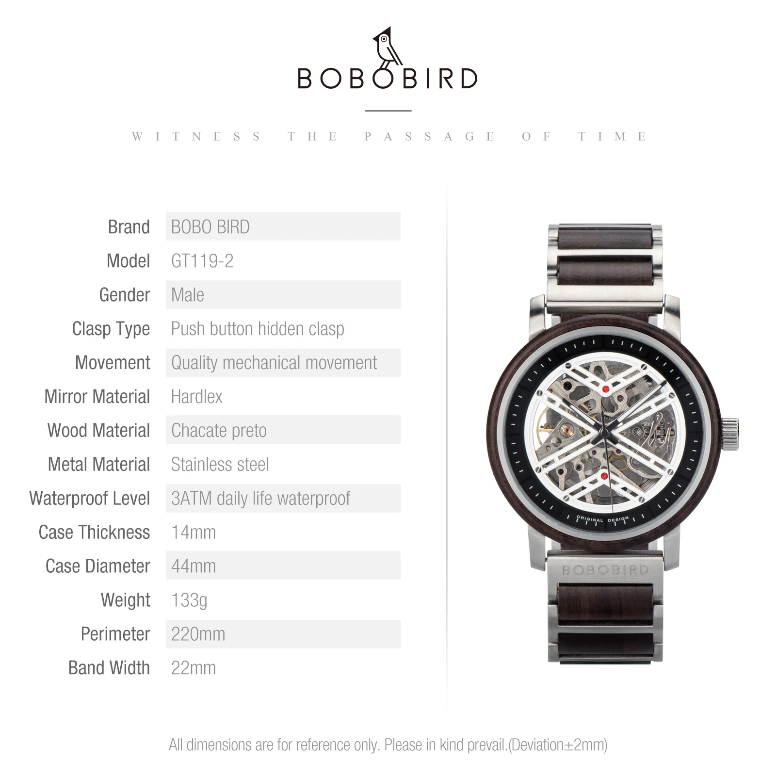 Часы мужские механические с автоподзаводом - Фотография_5