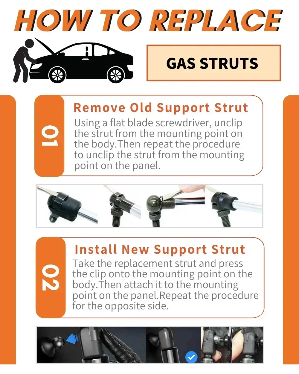 Qty(2) стойки багажника для ford - Фотография_6