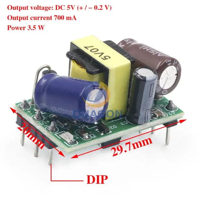 Понижающий модуль ac-dc 5 в - Фотография_5