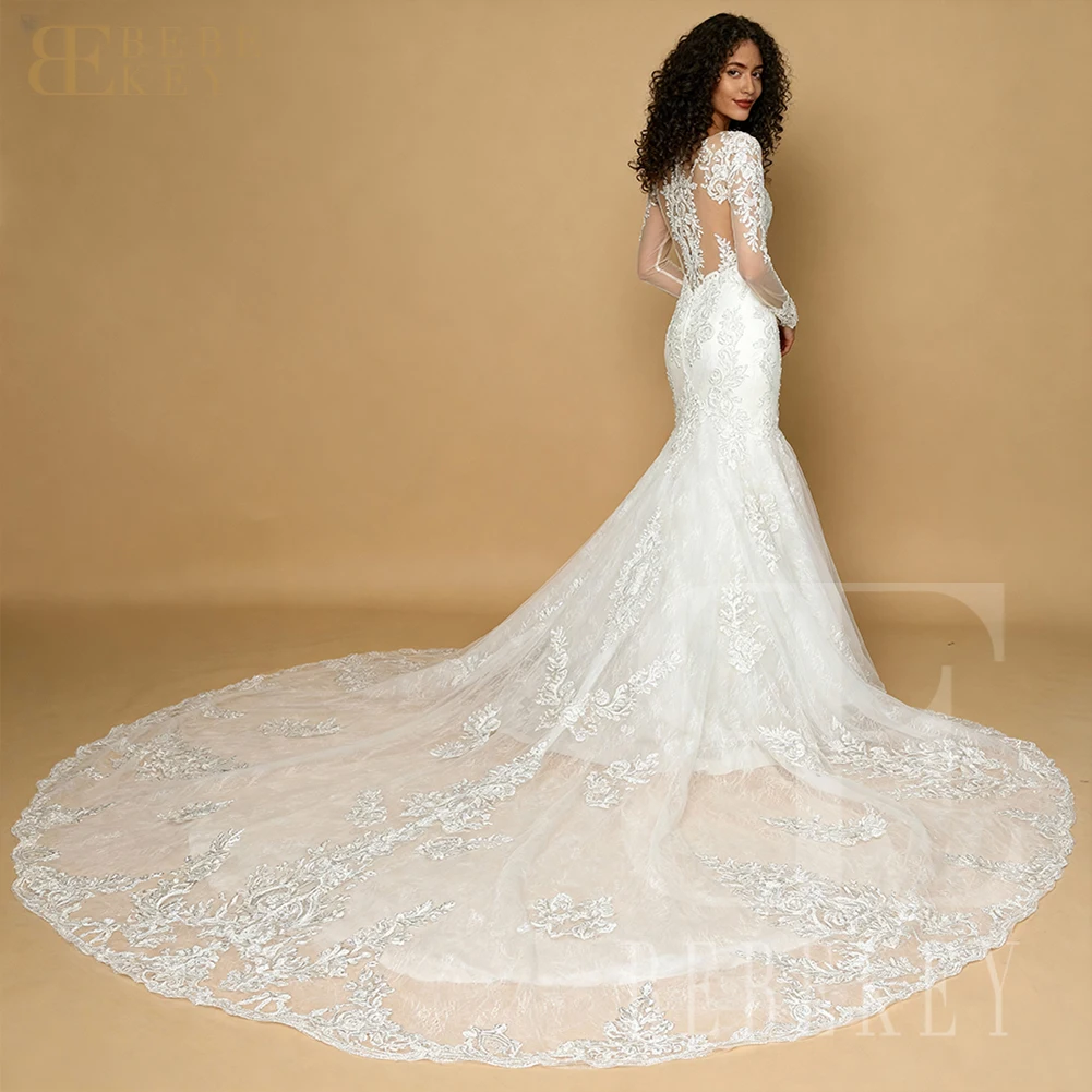 Bebekey женское кружевное свадебное - Фотография_2