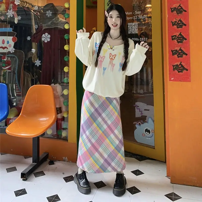 Kawaii юбки для женщин весна лето