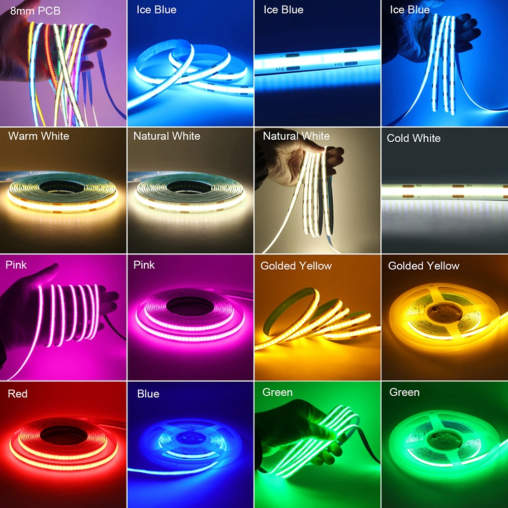 5 в usb 3 мм 5 мм pcb cob светодиодная - Фотография_6