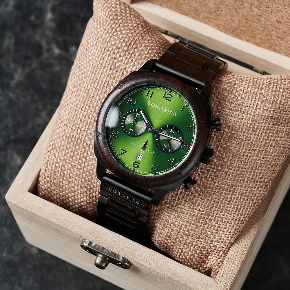 Top brand luxury reloj hombre bobo - Фотография_6