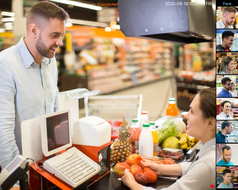 Ip камера видеонаблюдения 8mp 4k распознавание лица h - Фотография_2