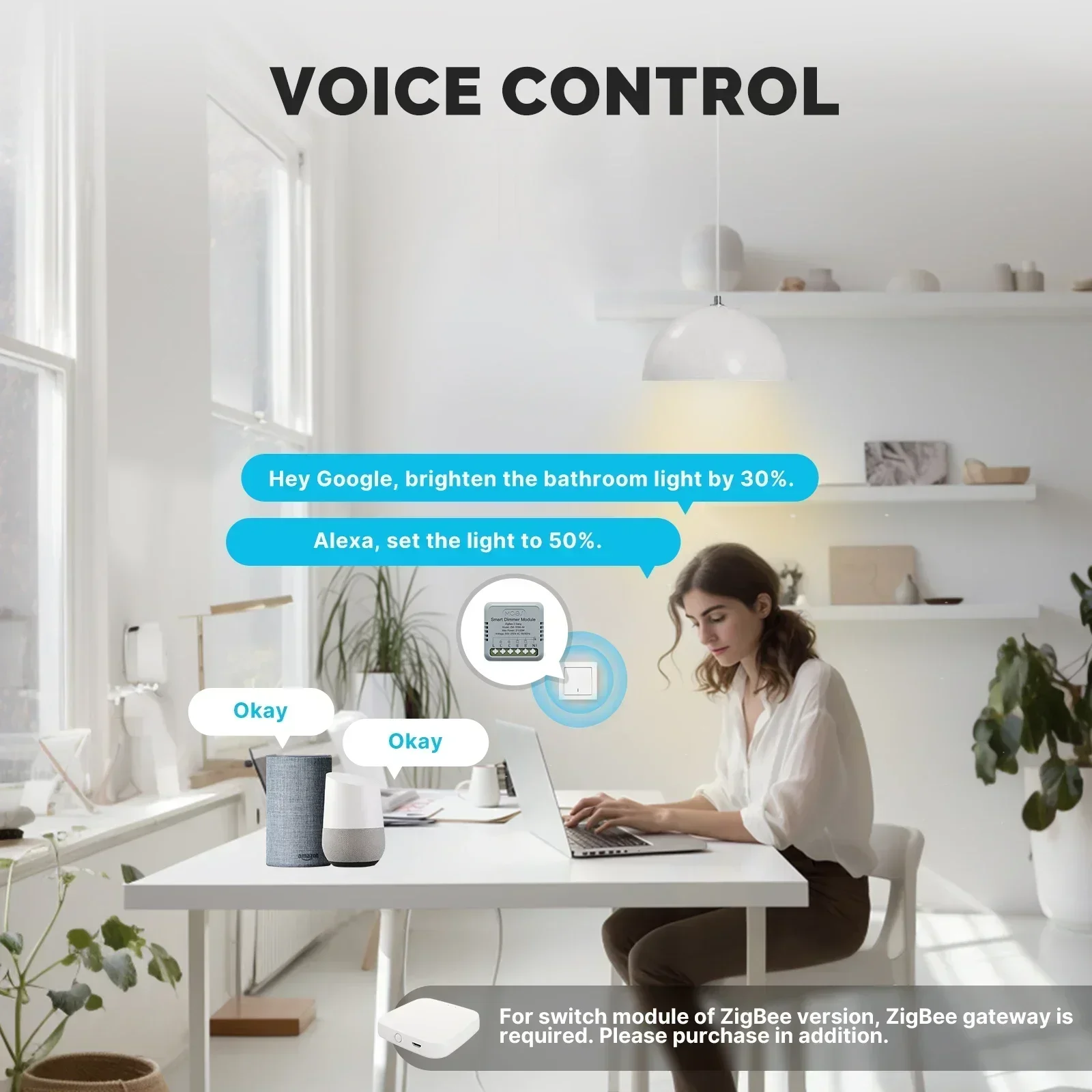 Moes mini tuya wi-fi/zigbee умный - Фотография_3