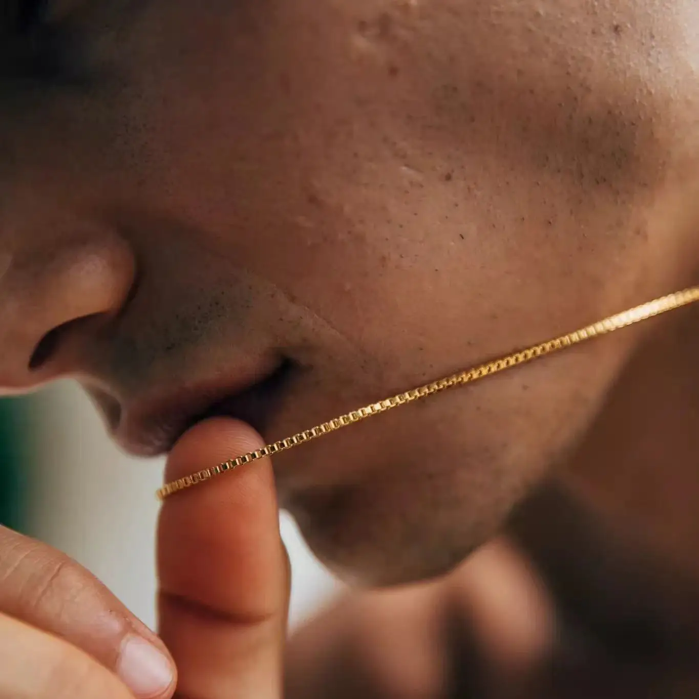 1,2 мм простая цепочка из нержавеющей стали - Фотография_2