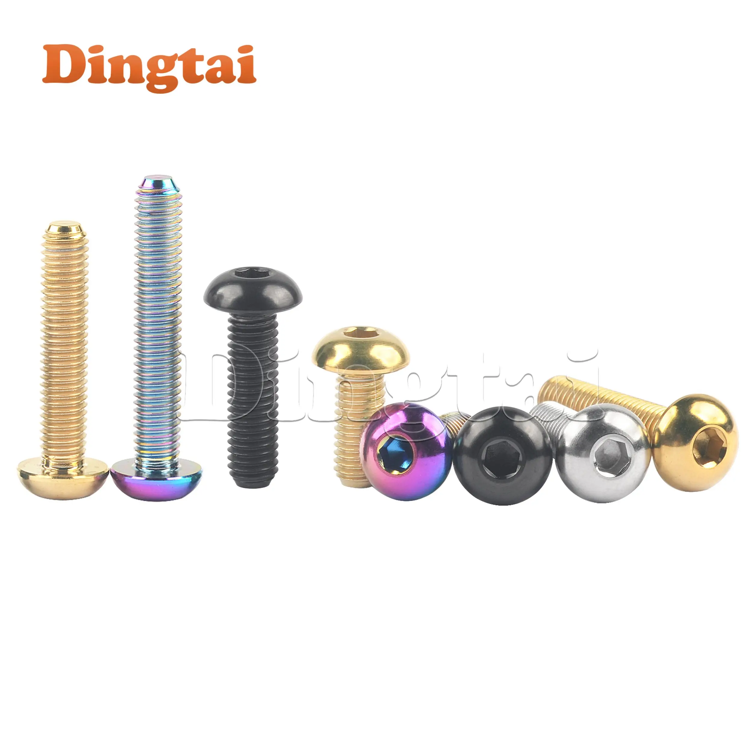 Титановый болт dingtai 10 шт. m5/m6x8 10 12 15 16 18 20 25 30 мм - Фотография_6