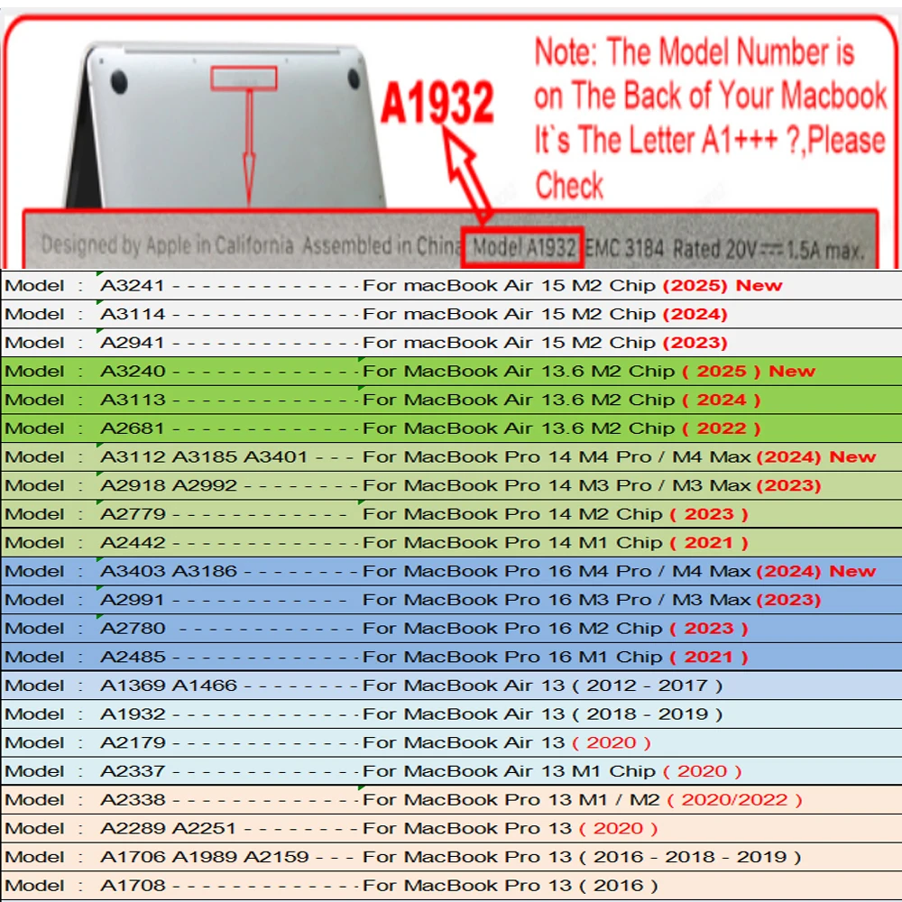 Новый ультратонкий жесткий чехол для ноутбука macbook air 13 - Фотография_6