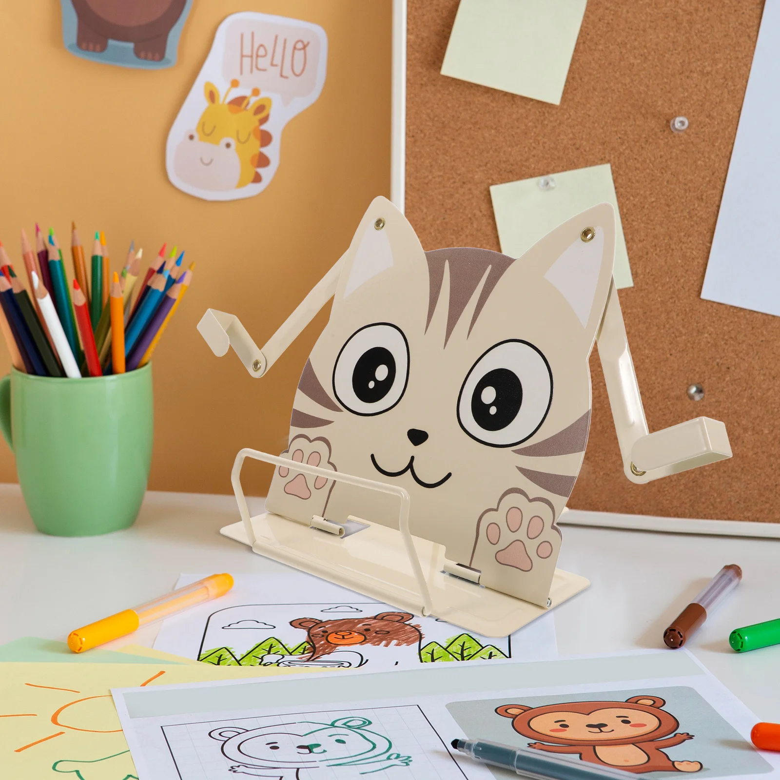 Детская подставка для чтения с мультяшными животными