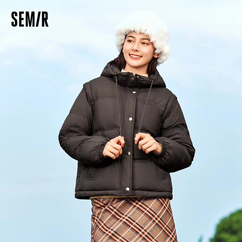 Пуховик semir, женский свободный жилет
