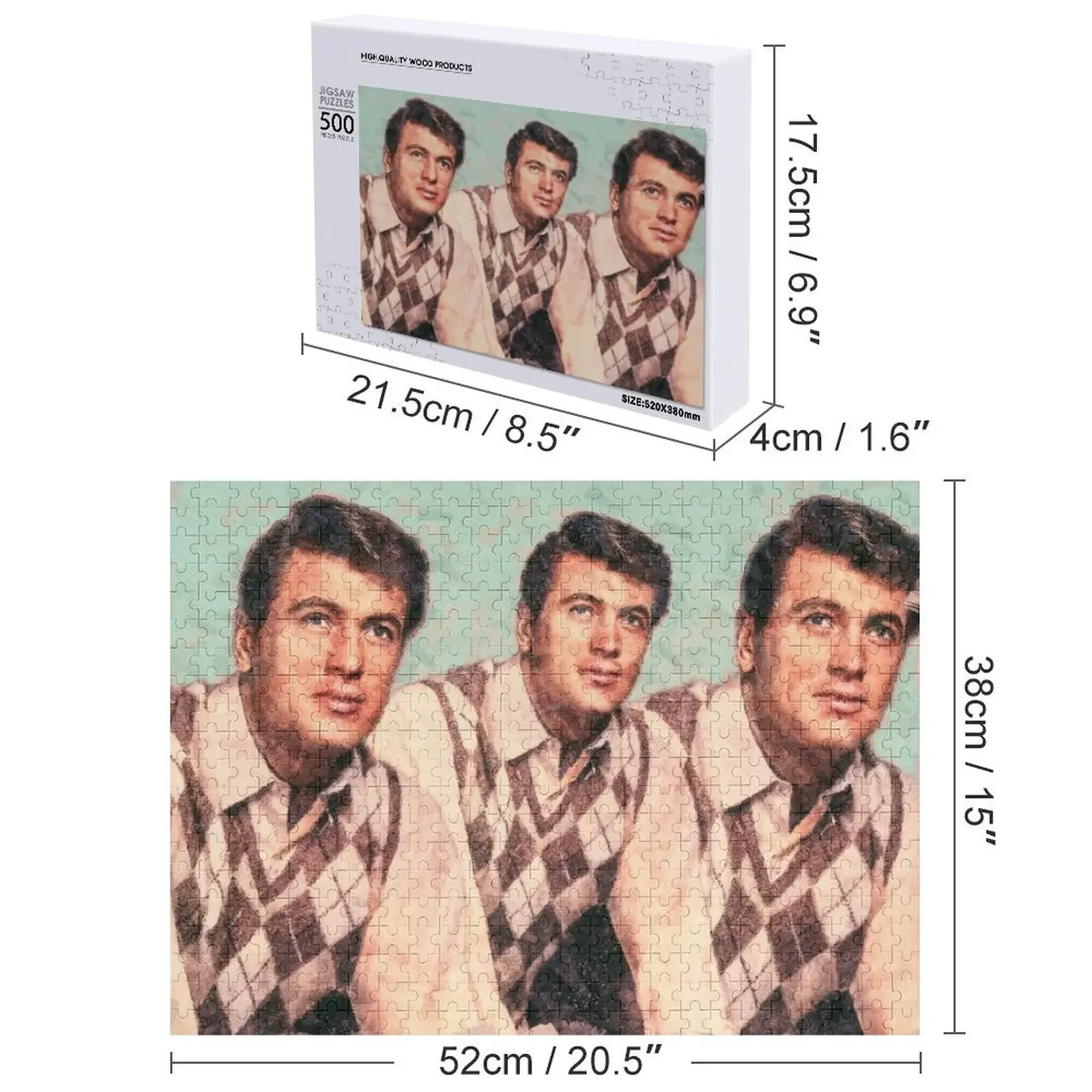 Рок хадсон пазл фото взрослый деревянные - Фотография_4