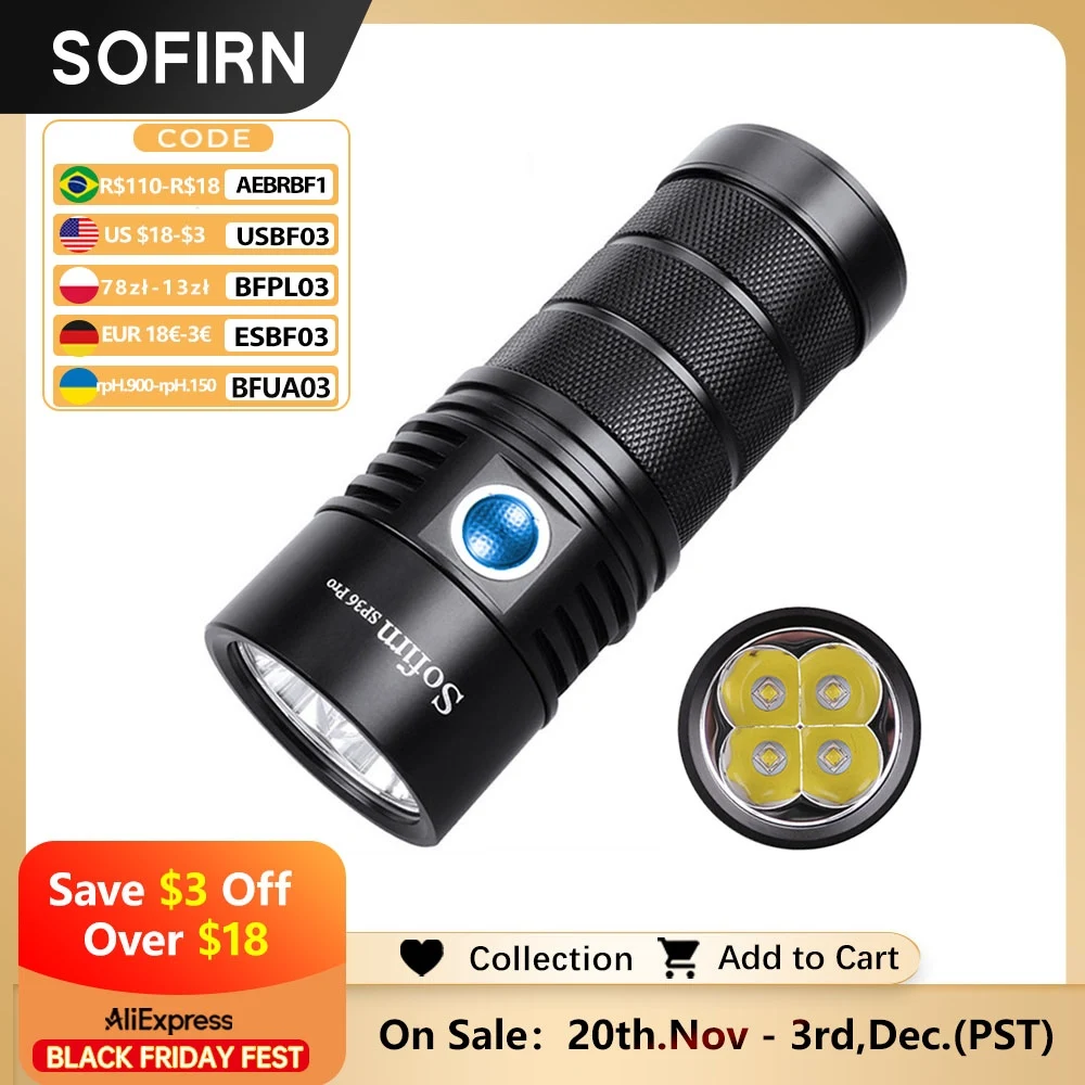 Sofirn sp36 pro anduril 4 * sst40