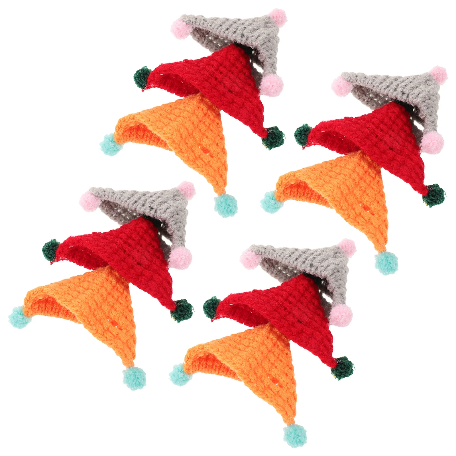 Вязаные мини-шерстяные шапки ручной работы - Фотография_4