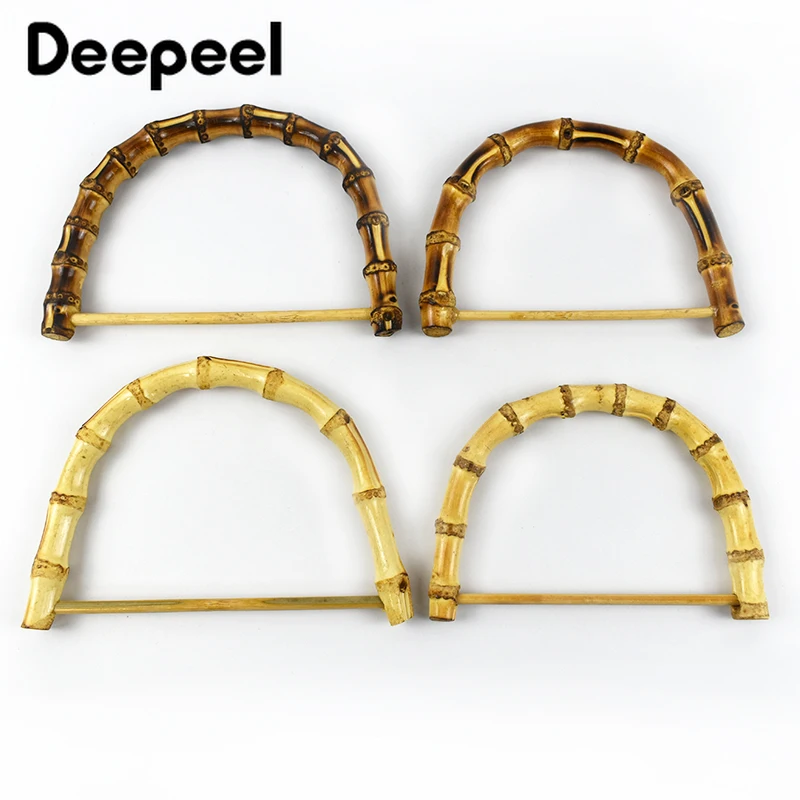 Deepeel 12/14,5 см натуральная деревянная бамбуковая ручка для кошелька
