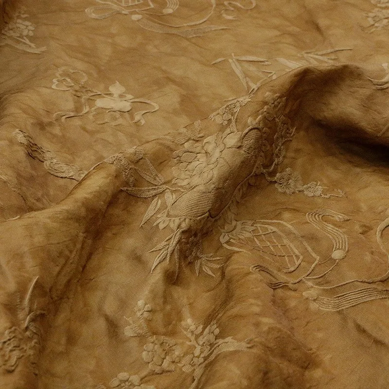 Шелковая и шерстяная жаккардовая - Фотография_3