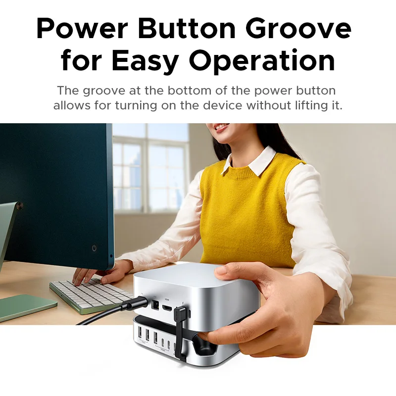 Док-станция ugreen usb-концентратор для mac mini m4 m4 pro m - Фотография_5
