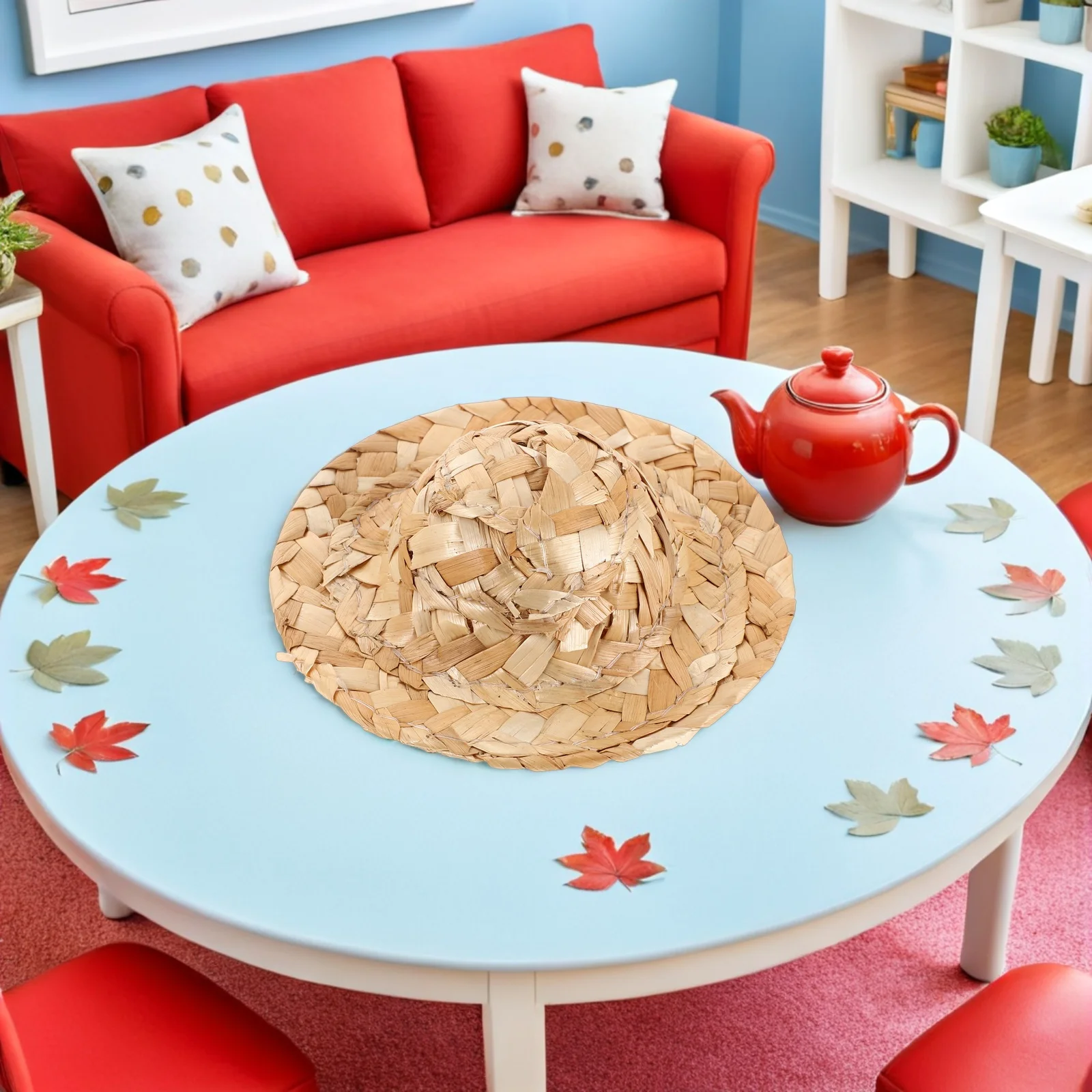 Миниатюрные соломенные шляпы для - Фотография_6