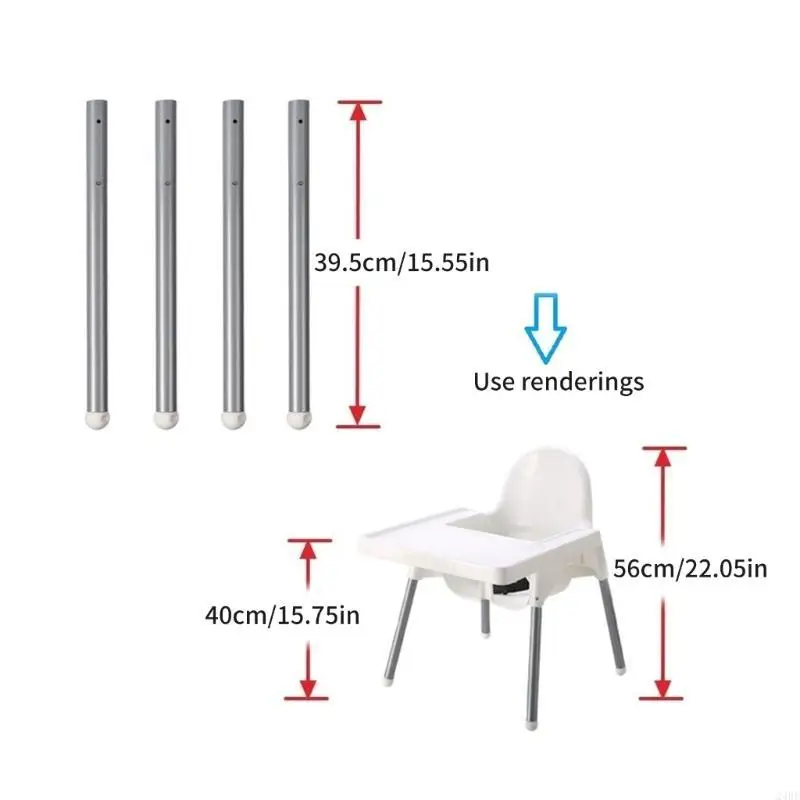 Набор из 4 ножек детского стульчика - Фотография_6