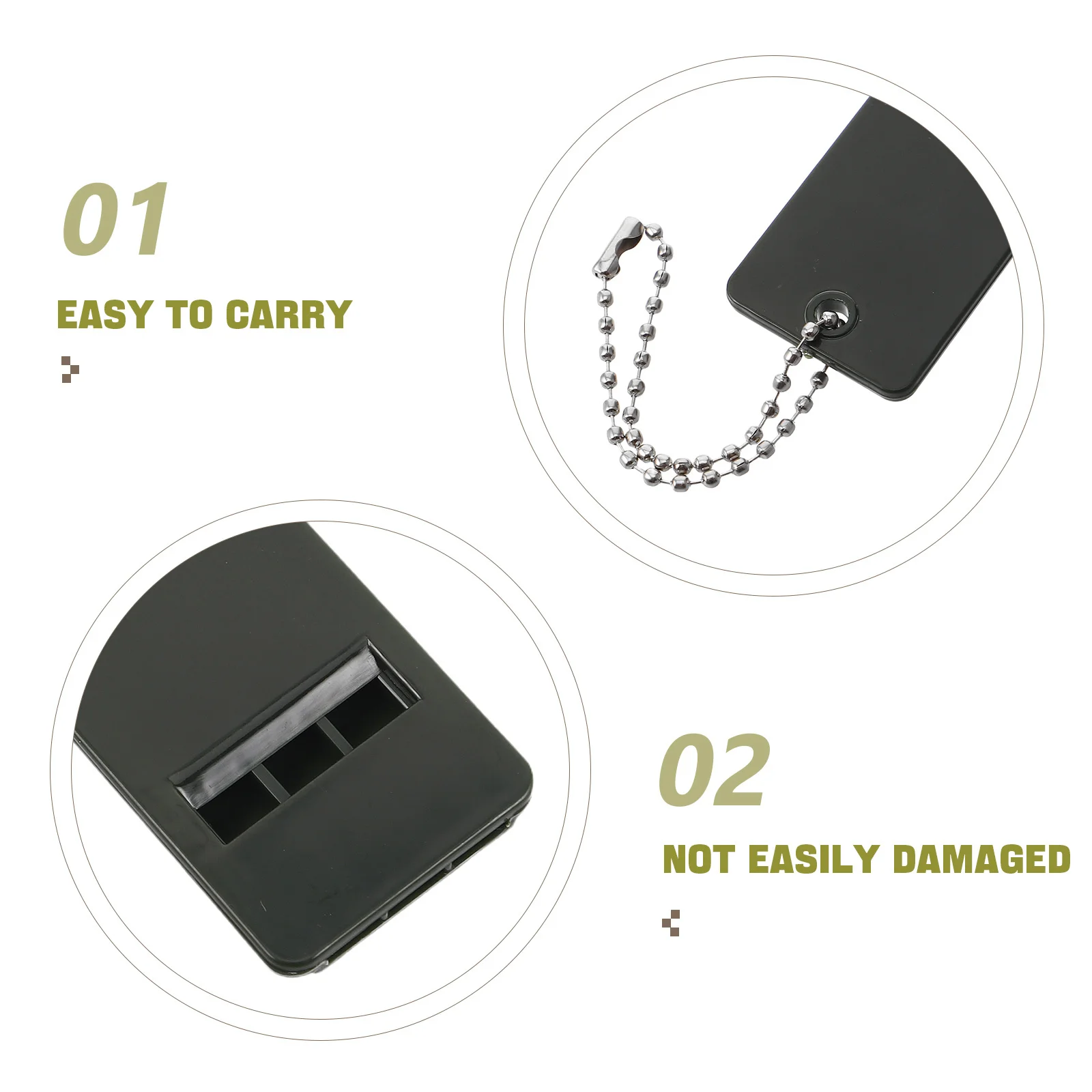 Спасательный свисток для выживания на открытом воздухе - Фотография_3