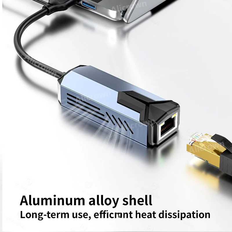 Usb сетевая карта 5 гбит/с высокоскоростной проводной адаптер usb3 - Фотография_4