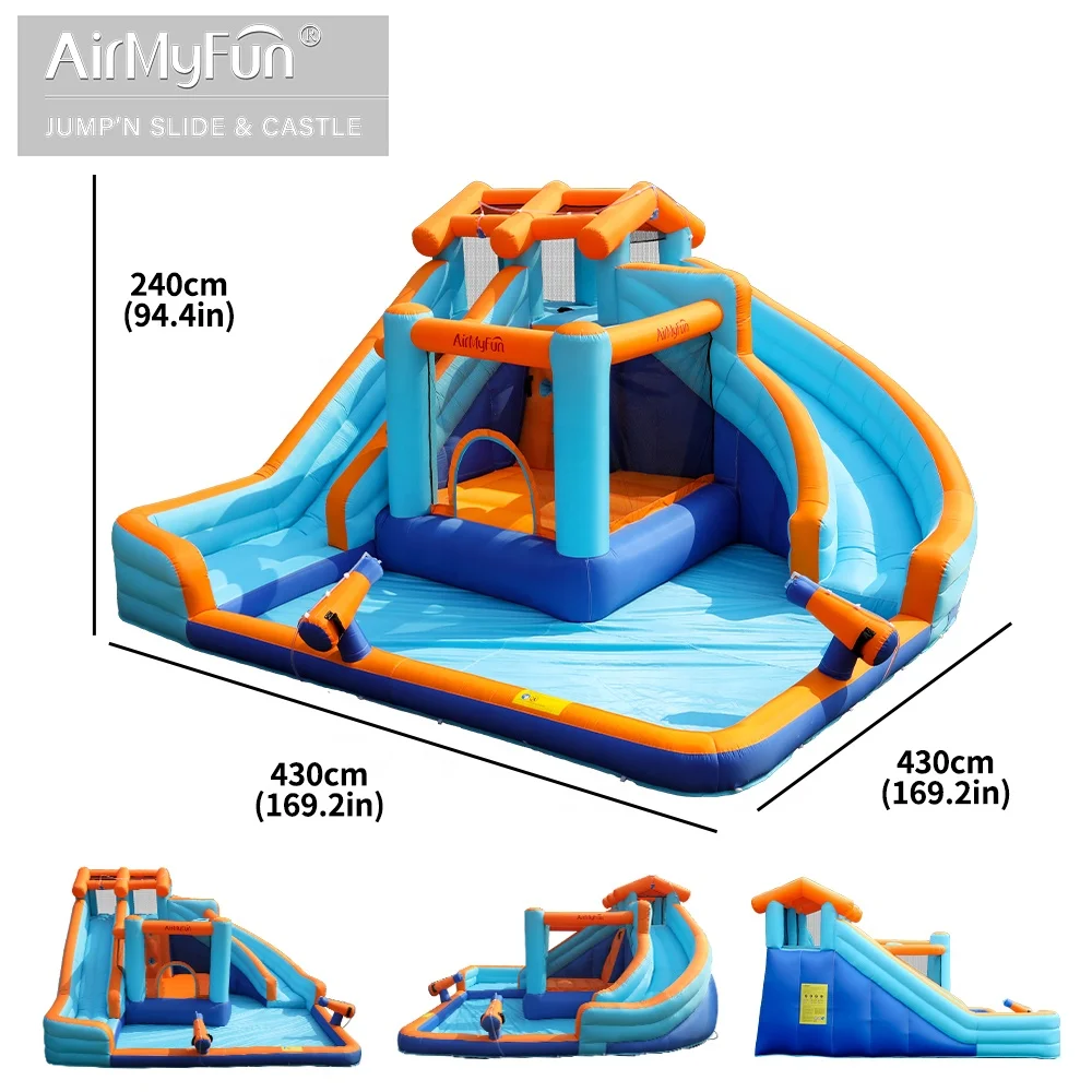 Airmyfun новый двойной слайд надувной - Фотография_2